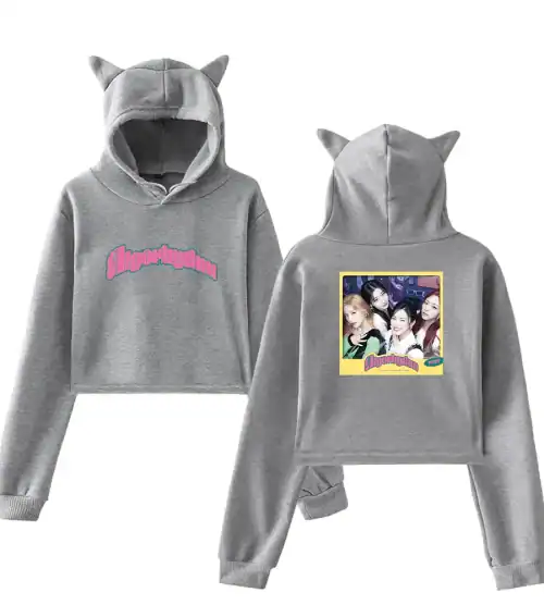 Itzy Algorhythm Cropped Hoodie #2