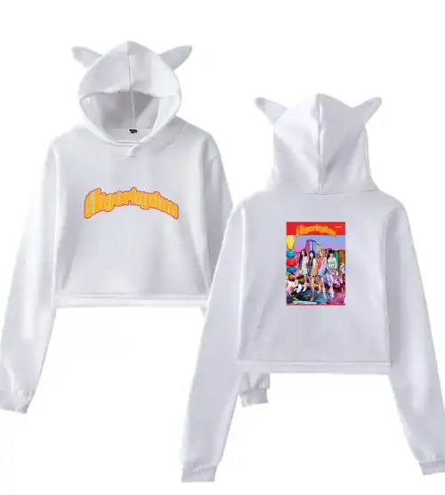 Itzy Algorhythm Cropped Hoodie #1