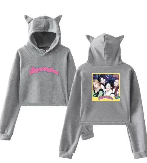Itzy Algorhythm Cropped Hoodie #2