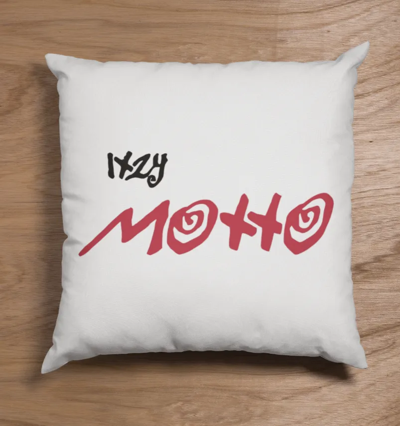 ITZY Motto Script Pillow Case