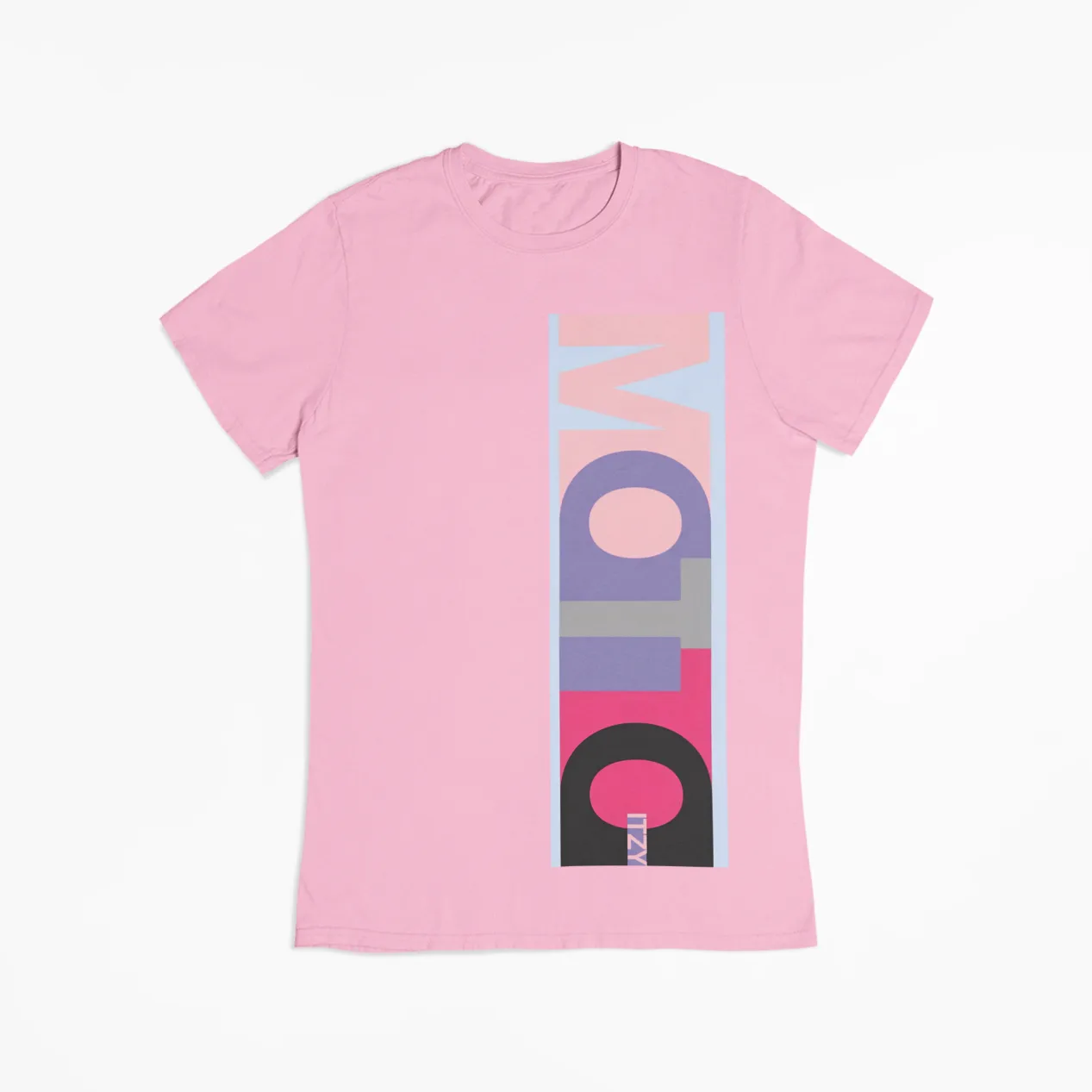ITZY Pink Moto Column t-shirt